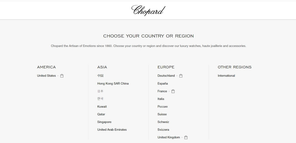 Chopard: marca de ouro Chopard: Gold Brand
