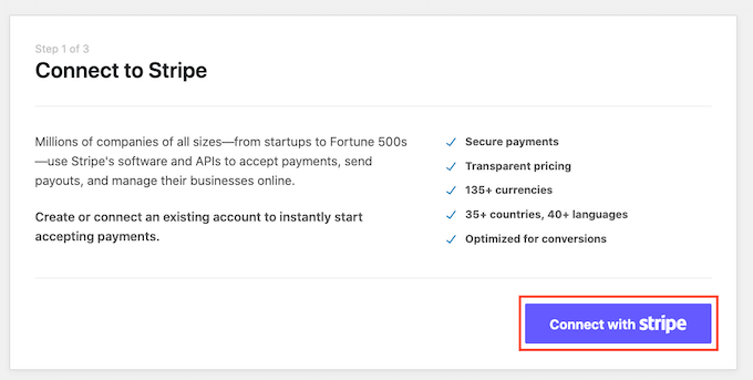 Menghubungkan situs web WordPress Anda ke Stripe Connecting your WordPress website to Stripe