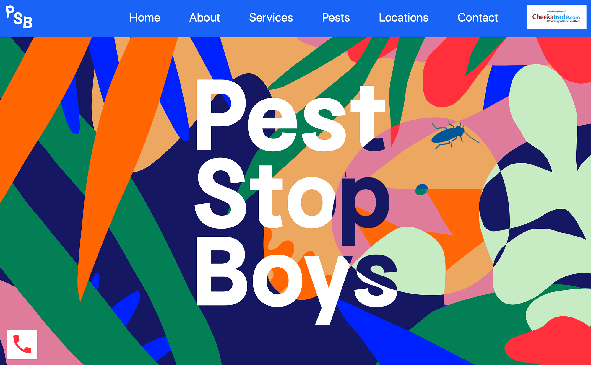 Site-ul Pest Stop Boys.