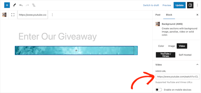 如何在 WordPress 中自定义 YouTube 背景视频 How to customize a YouTube background video in WordPress