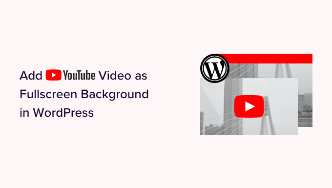 如何在 WordPress 中将 YouTube 视频添加为全屏背景 How to add YouTube video as fullscreen background in WordPress