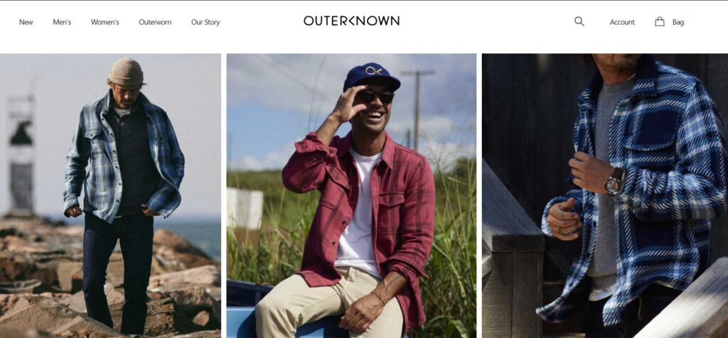 แบรนด์เสื้อผ้าผู้ชาย Outerknown