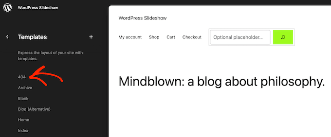 Adăugarea unui cod scurt la o temă WordPress folosind un editor full-site (FSE) Adding a shortcode to a WordPress theme using a full-site editor (FSE)