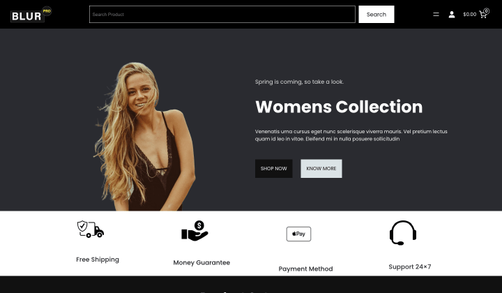 9+ Tema Blok WordPress Premium Terbaik 2023 untuk Pengeditan Situs Lengkap 2 blur pro feayured 42