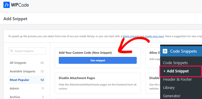 Tambahkan cuplikan baru Add new snippet