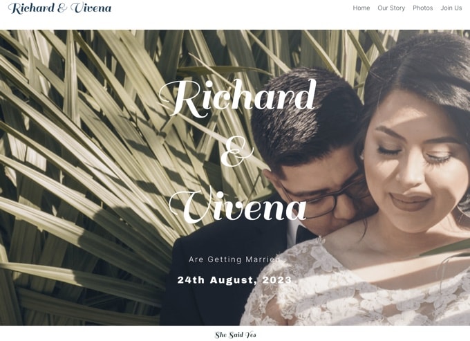 SeedProd용 청첩장 테마 키트 Wedding Invitation Theme Kit for SeedProd