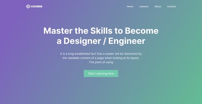 SeedProd용 e-Course 웹사이트 테마 키트 e-Course Website Theme Kit for SeedProd