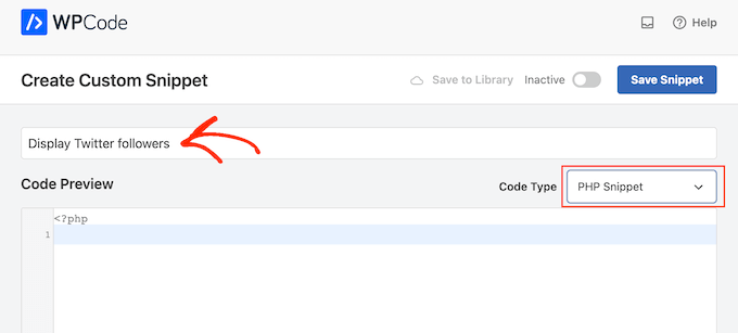 Dodanie fragmentu kodu PHP do WordPressa przy użyciu niestandardowego kodu Adding a PHP snippet to WordPress using custom code