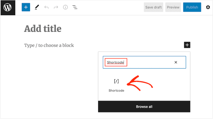 Jak dodać blok shortcode do WordPress How to add a shortcode block to WordPress