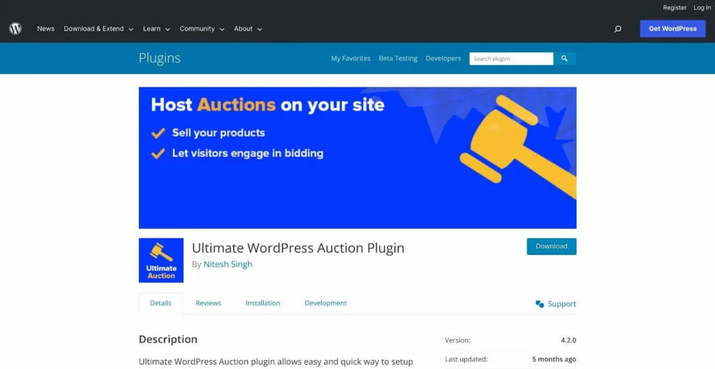 終極 wordpress 拍賣插件