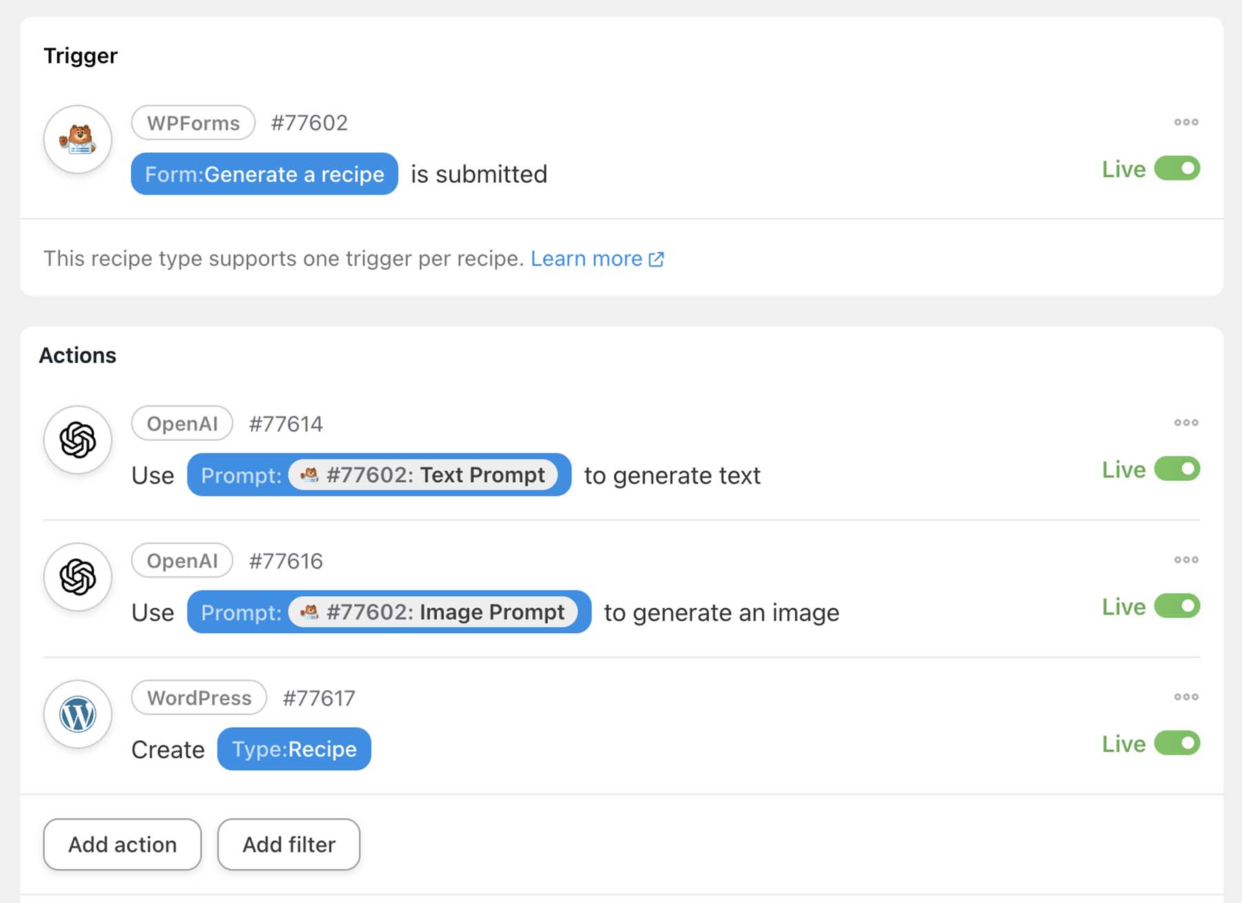 OpenAI ve Uncanny Automator ile bir otomasyon oluşturun