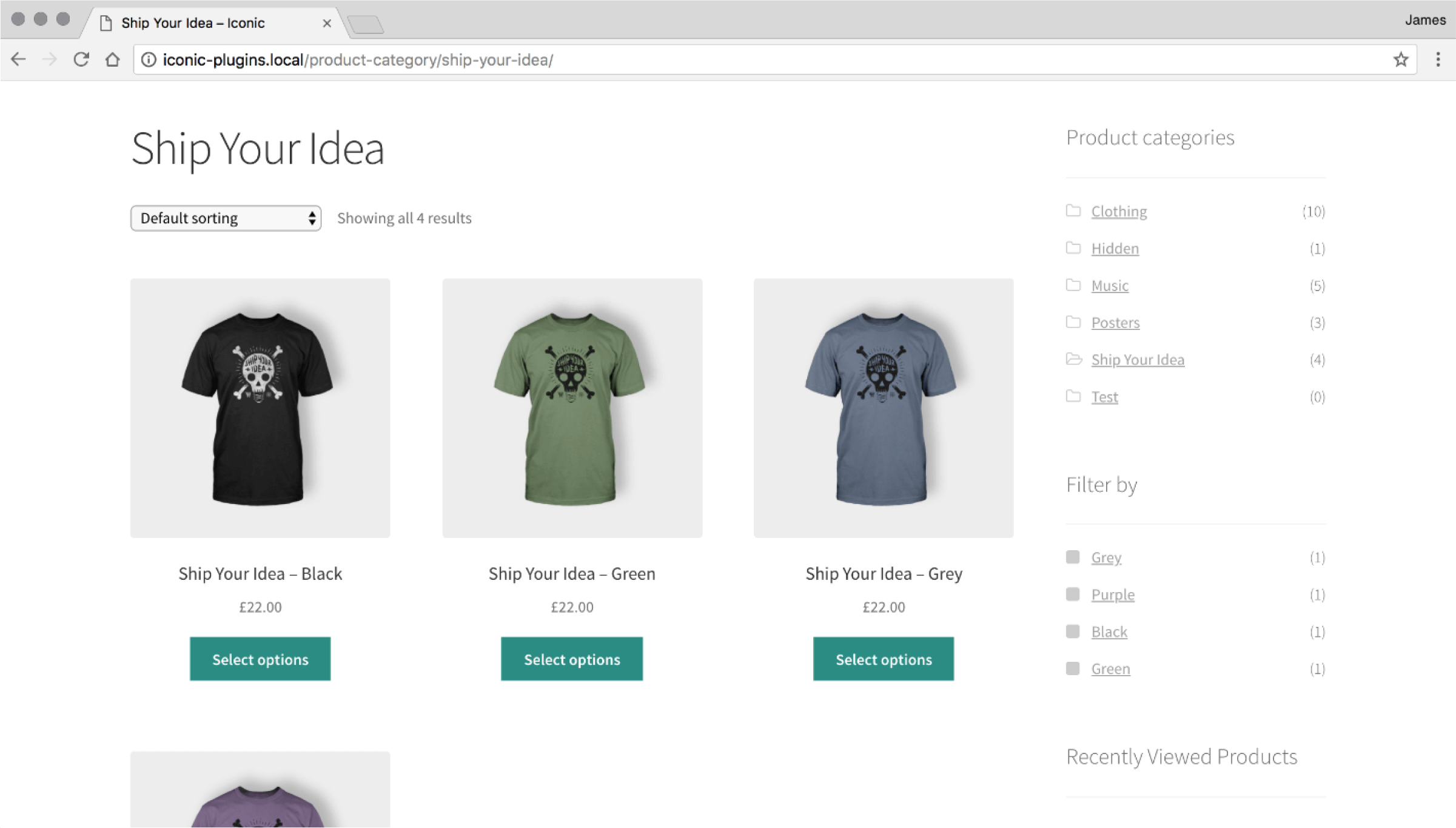 woocommerce เชื่อมโยงรูปแบบต่างๆ