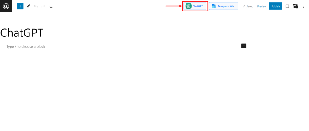 ขอแนะนำ PostX ChatGPT Addon: WordPress AI Content Generator 7 ChatGPT Addon in WordPress Editor