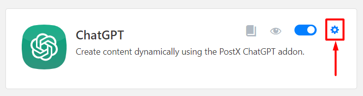 ขอแนะนำ PostX ChatGPT Addon: WordPress AI Content Generator 4 ChatGPT Addon Settings