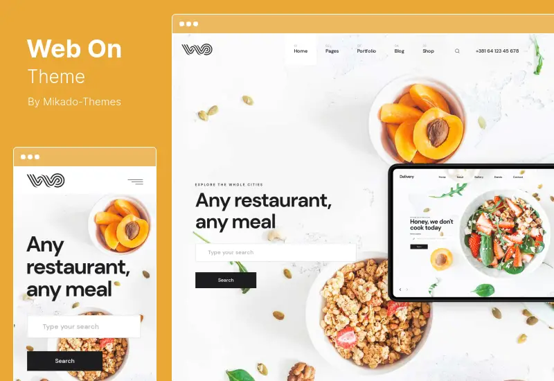 Tema WebOn - Tema de WordPress para página de destino