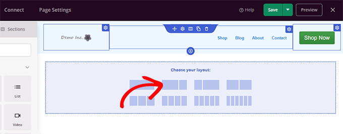 Agregar columnas de diseño Add layout columns