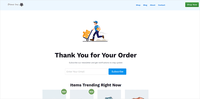 Página de agradecimiento personalizada en WooCommerce Custom thank you page in WooCommerce