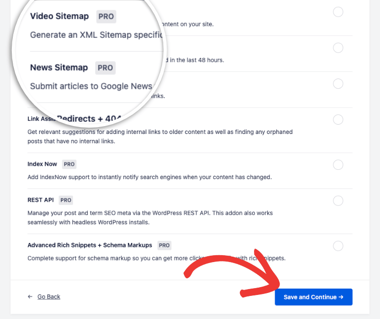 plan du site vidéo et actualités en plan pro - IsItWP - Détecteur de thèmes WordPress gratuit video and news sitemap in pro plan