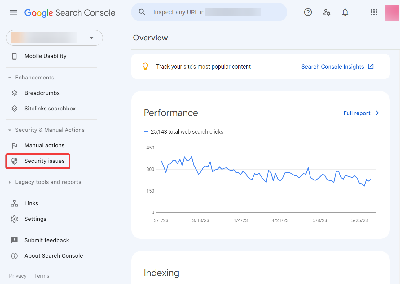 Probleme de securitate în consola de căutare Google.