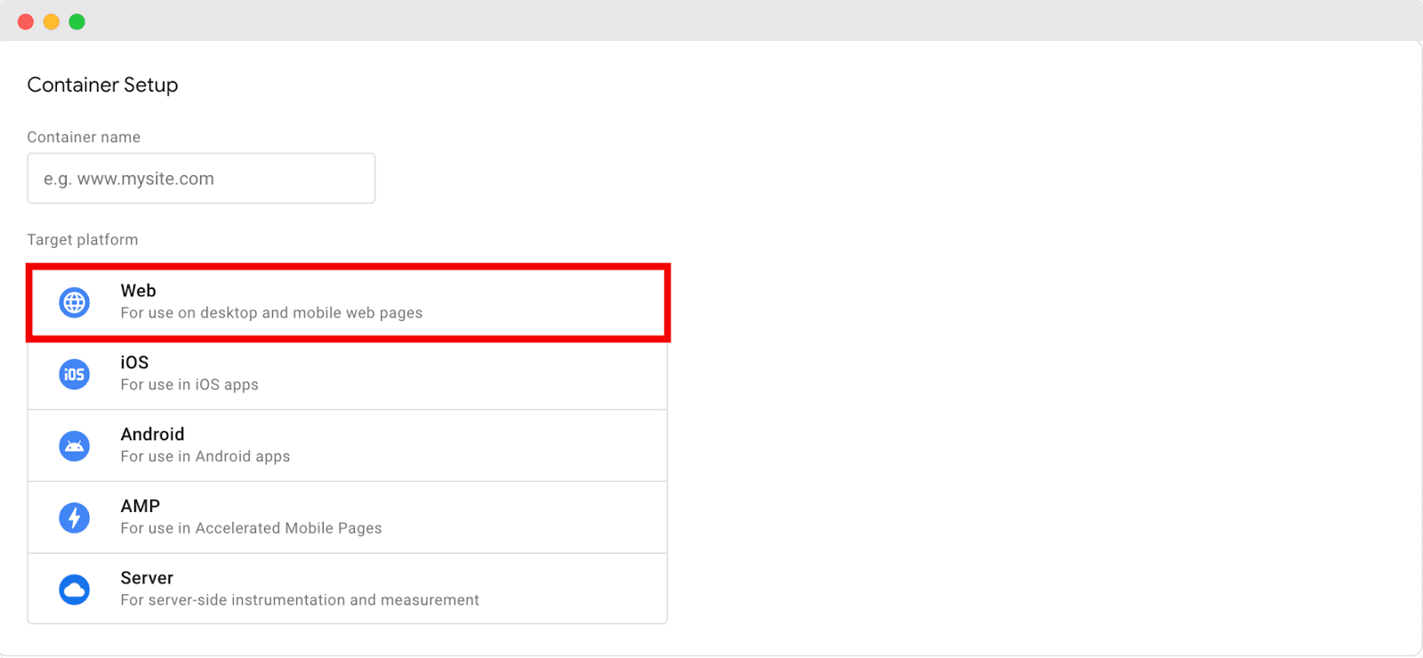 Google เครื่องจัดการแท็ก Google Tag Manager