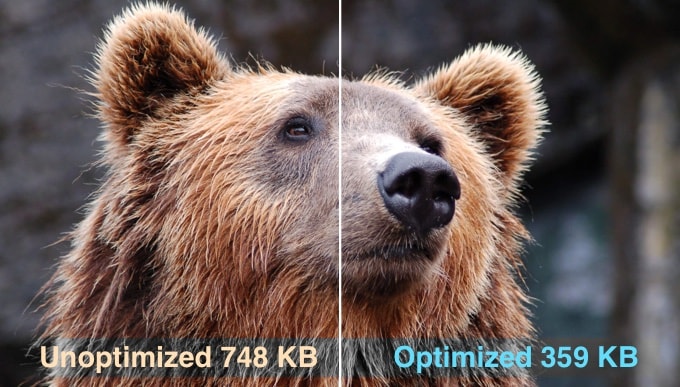 รูปภาพที่ปรับให้เหมาะสมและไม่ได้ปรับให้เหมาะสมใน WordPress Optimized vs Unoptimized Images in WordPress