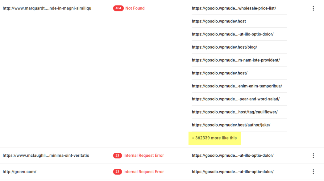 Broken Link Checker - Raport de scanare