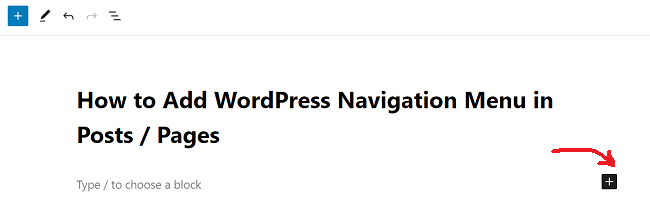 ajouter un menu de navigation