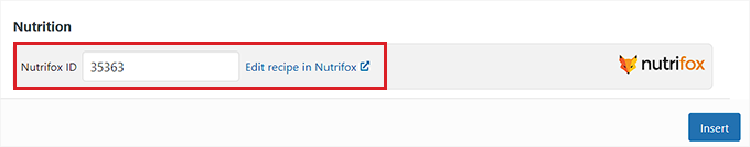 เพิ่มรหัสฉลากสำหรับ Nutrifox Add label ID for Nutrifox