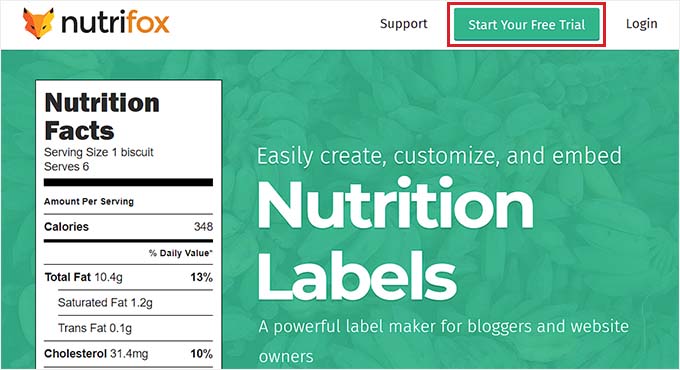 เริ่มทดลองใช้ Nutrifox ฟรี Start your free trial on Nutrifox