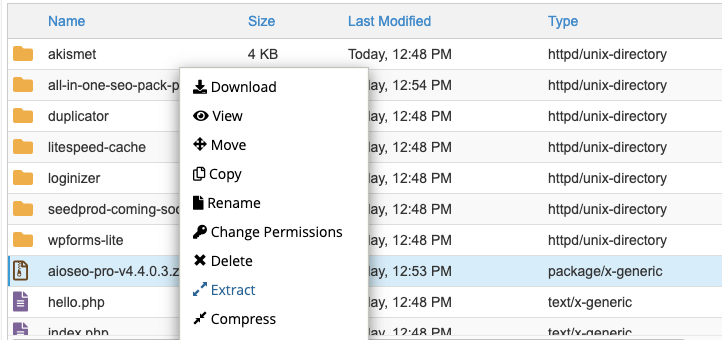 在 cpanel 中編輯或刪除插件文件 - IsItWP - 免費 WordPress 主題檢測器 edit or delete plugin file in cpanel