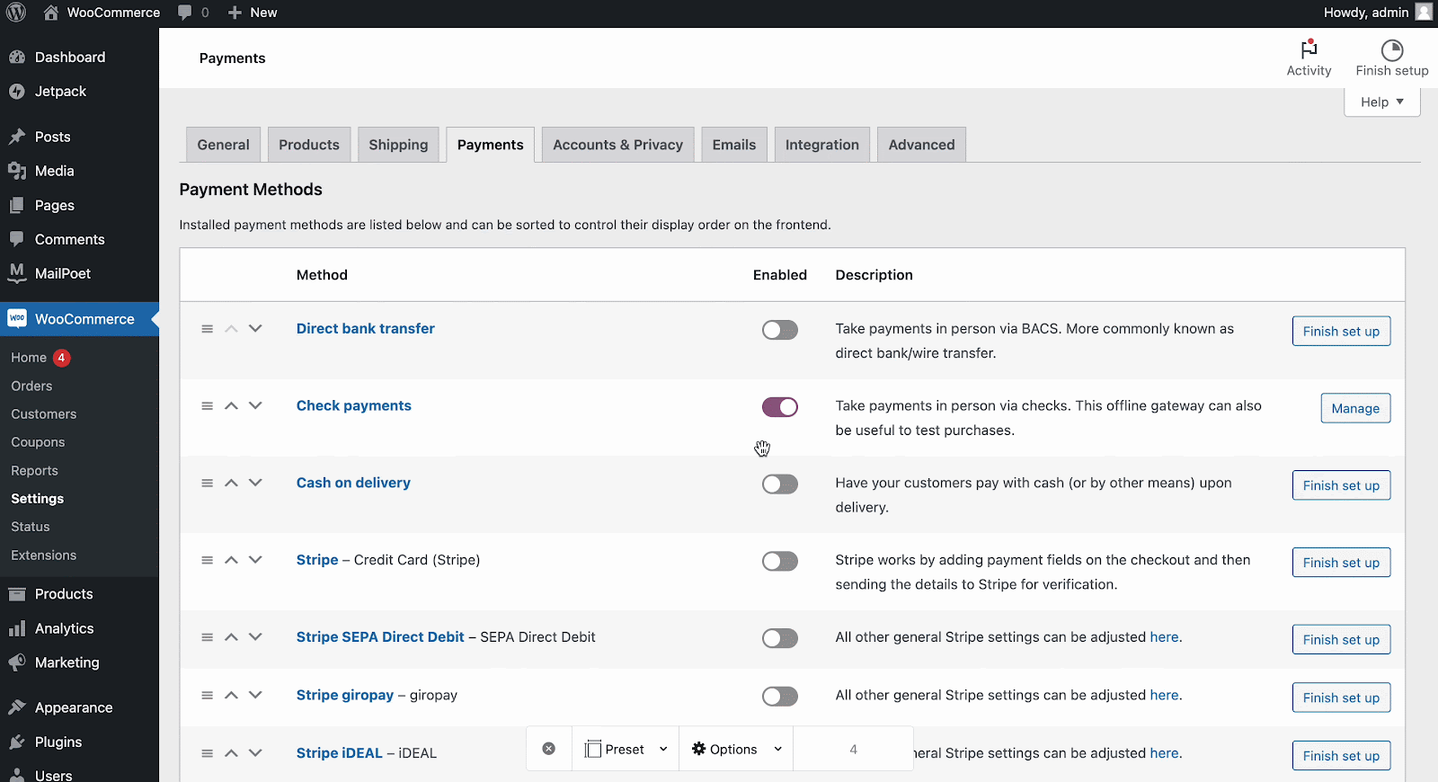 WordPress 支付网关 WordPress Payment Gateway