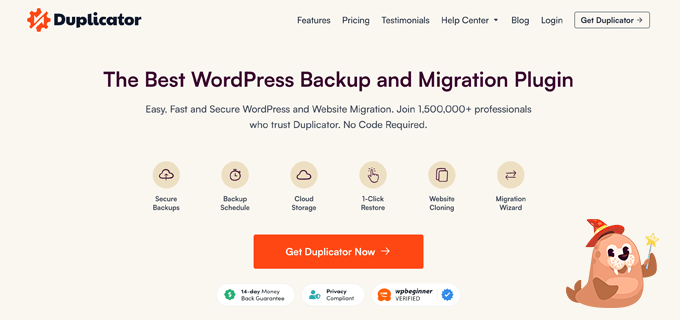 由 Solomon Balkhi 创建的复制器插件吉祥物 Duplicator Plugin Mascot created by Solomon Balkhi