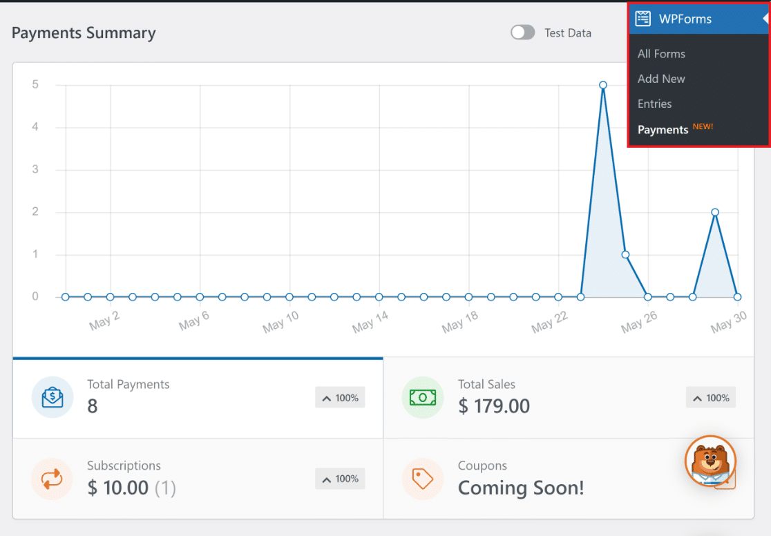 WPForms Payment summary