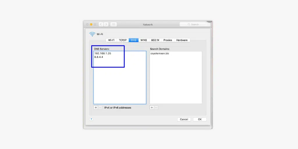 Как исправить ошибку DNS_PROBE_FINISHED_NXDOMAIN? 11 DNS servers in Mac