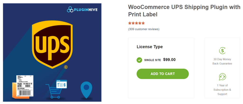 Najlepsze wtyczki wysyłkowe WooCommerce 5 WooCommerce UPS Shipping Plugin