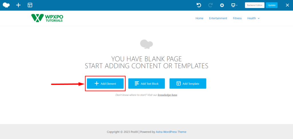 Jak używać bloków Gutenberga w WPBakery Page Builder z integracją PostX 12 Adding Elements in WPBakery