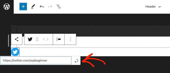 Hinzufügen von URLs zu einem Social-Media-Menü Adding URLs to a social media menu