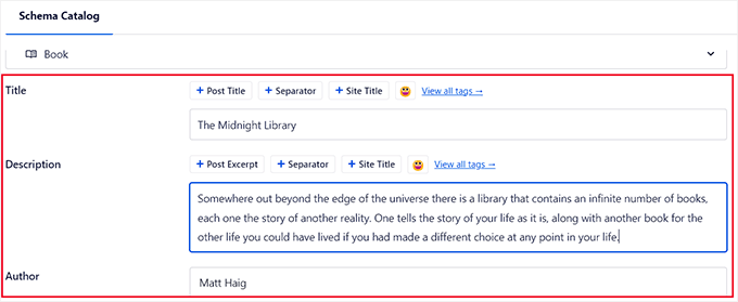 Adăugați detalii despre carte Add book details
