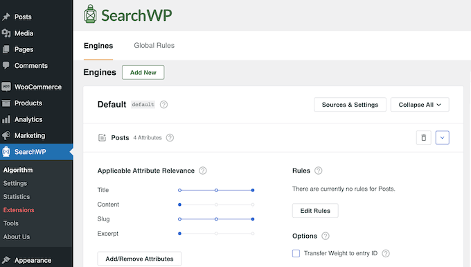 Поисковый плагин SearchWP для WordPress The SearchWP search plugin for WordPress