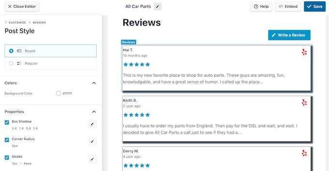 Плагин Reviews Pro для WordPress от Smash Balloon The Reviews Pro WordPress plugin, by Smash Balloon