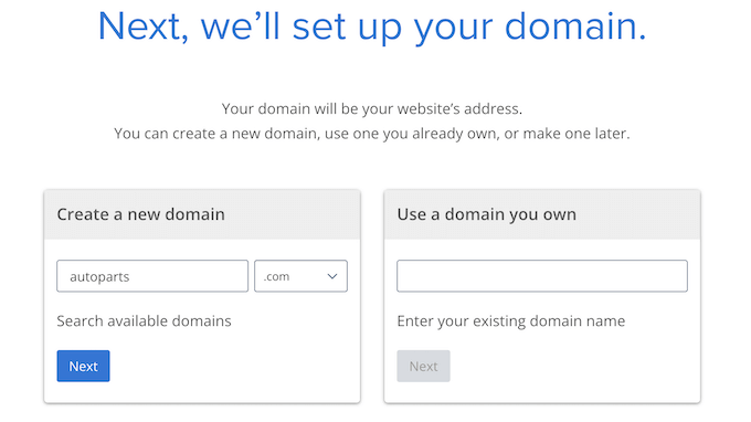 Выбор доменного имени для автомобильного магазина Choosing a domain name for an automotive store