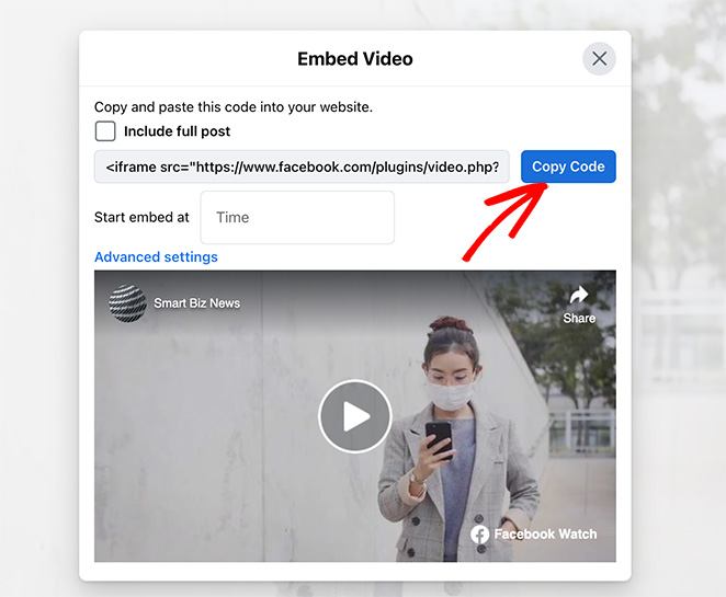 kopyalafacebookvideoembedkod SeedProd Copy Facebook video embed code