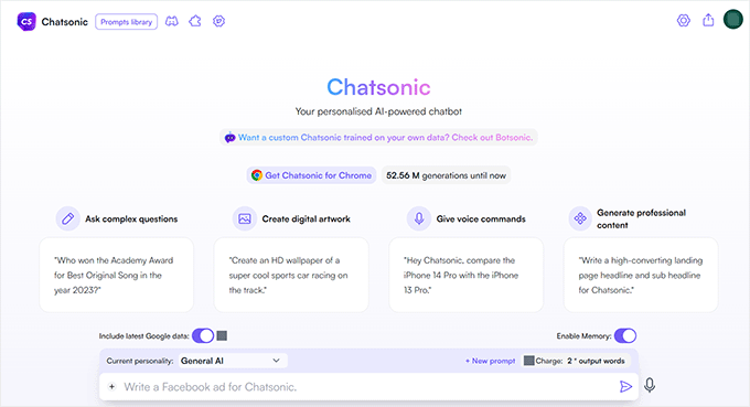 Chatsónico Chatsonic