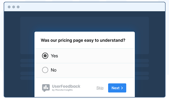 사용자 피드백 양식 UserFeedback form