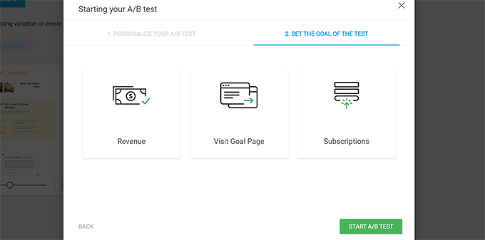 테스트 목표 설정 Set test goal