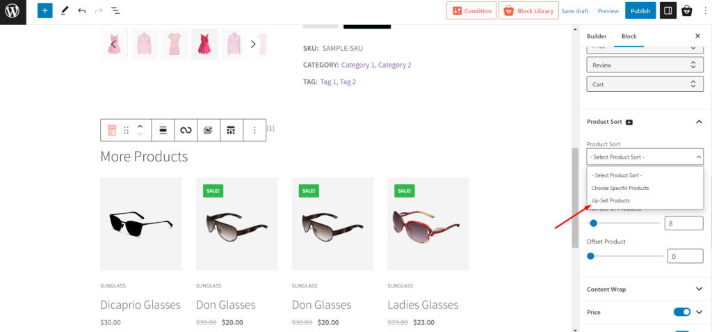 Come configurare i prodotti WooCommerce Upsell (aumentare le entrate dell'e-commerce) 10 sort upsell products