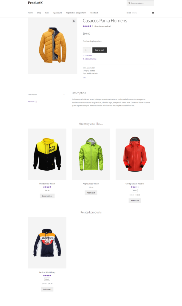Come configurare i prodotti WooCommerce Upsell (aumentare le entrate dell'e-commerce) 5 display upsell items on product page-min