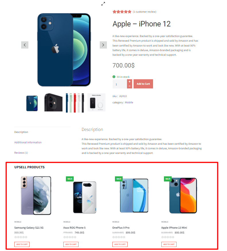 Come configurare i prodotti WooCommerce Upsell (aumentare le entrate dell'e-commerce) 2 WooCommerce Upsell Products