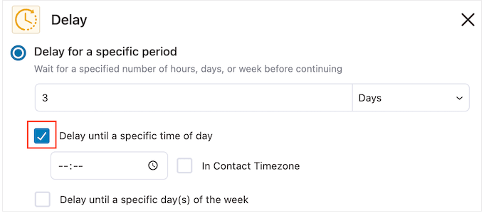 Добавление задержки в автоматизированный рабочий процесс Adding a delay to an automated workflow
