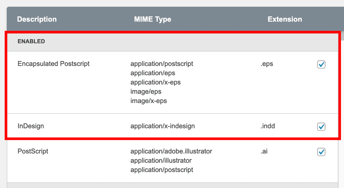 Add file types to your WordPress file upload form